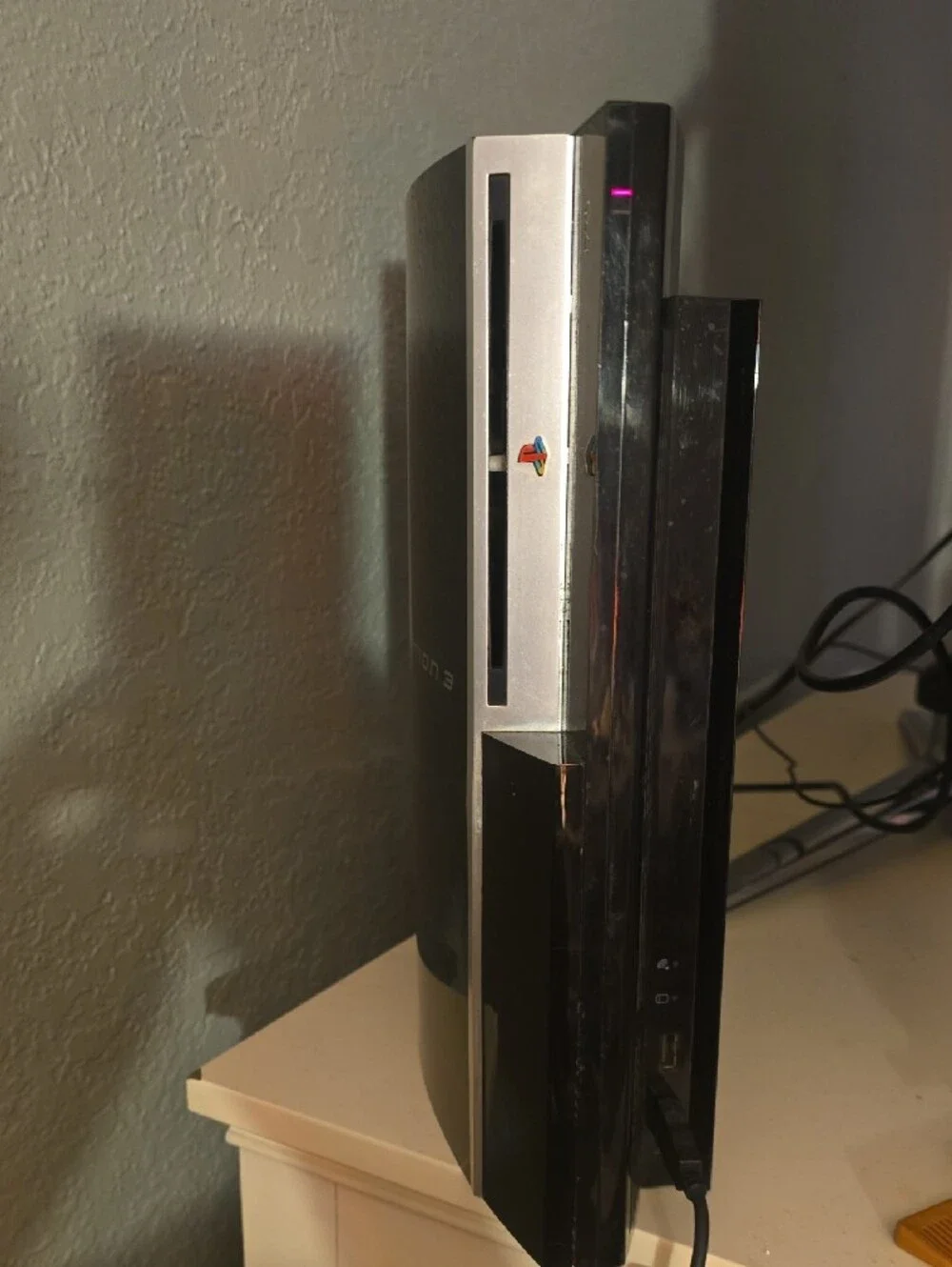 Sony PlayStation 3 Fat Console - Black with Silver Trim